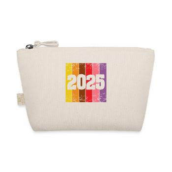 Jahreszahl 2025 - Bio-Täschchen - Natur - Vorne