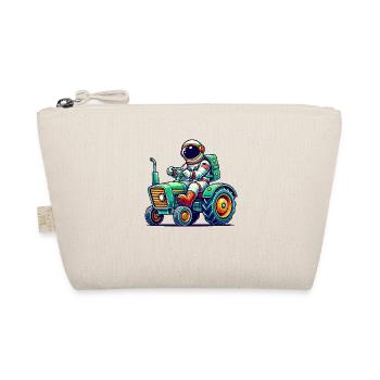Astronaut Traktor - Bio-Täschchen - Natur - Vorne
