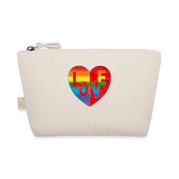 Heart - Organic Pouch - nature - Front