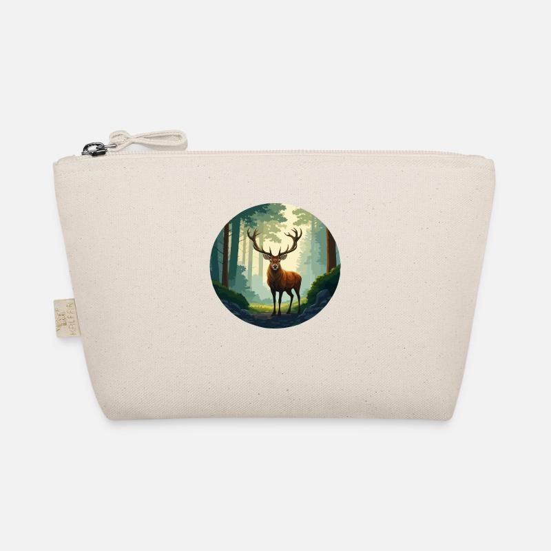 Cerf élaphe dans la forêt Trousse biologique