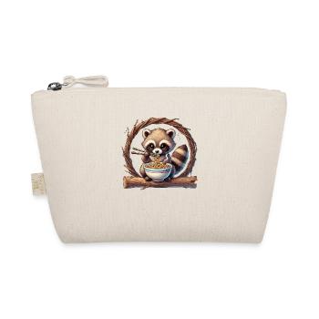 raton laveur mignon mangeant des nouilles ramen - Trousse biologique - nature - Devant