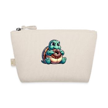 Mignon Tortue Potelée Donut Dessin Animé - Trousse biologique - nature - Devant