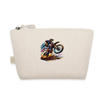 Motorrad,motorcycle,dirkbike motocross - Bio-Täschchen - Natur - Vorne