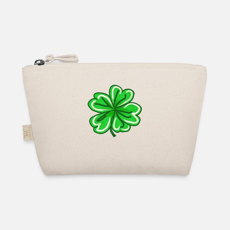 Trèfle peint à la main Lucky Leaf St patricks jour Trousse biologique