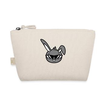 Hase Sonnenbrille Cool Hasenzähne Kaninchen Lustig - Bio-Täschchen - Natur - Vorne