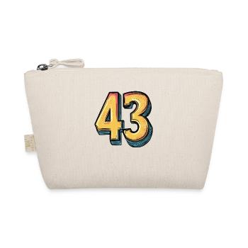 43 Number Colorful - Organic Pouch - nature - Front