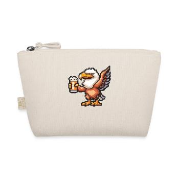 Adler Pixel Bier - Bio-Täschchen - Natur - Vorne