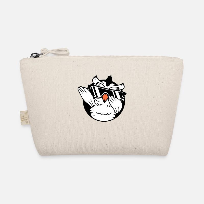 Owl Dabbing Dab Dance Pose Gesture Sunglasses Cute Organic Pouch