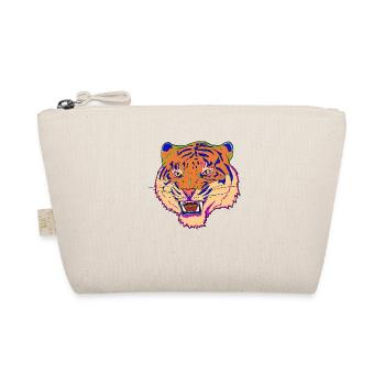 Tiger Design - Organic Pouch - nature - Front