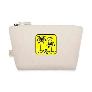 Palm Trees Beach - Organic Pouch - nature - Front