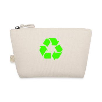 Recycling,Mülltrennung,Kreis,Zirkel,Müll,Plastik, - Bio-Täschchen - Natur - Vorne