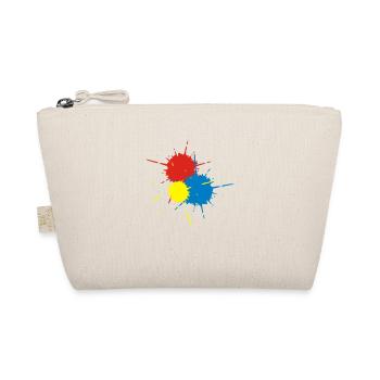 Paintball Splats - Bio-Täschchen - Natur - Vorne