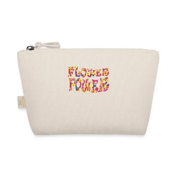 flower power hippie 1 - Organic Pouch - nature - Front