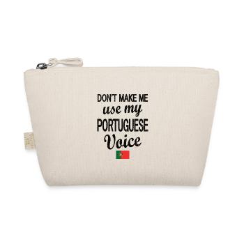Portuguese Portugal Flag Portuguese roots - Organic Pouch - nature - Front