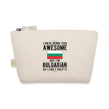Bulgare Bulgarien Flagge Bulgarische Herkunft - Bio-Täschchen - Natur - Vorne