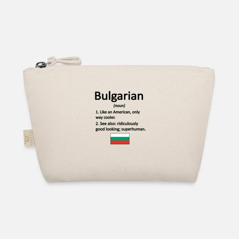 Bulgarian Bulgaria Flag Bulgarian roots Organic Pouch