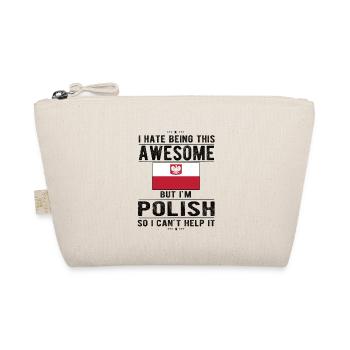 Pole Pologne Drapeau Origine polonaise Racines Pologne - Trousse biologique - nature - Devant