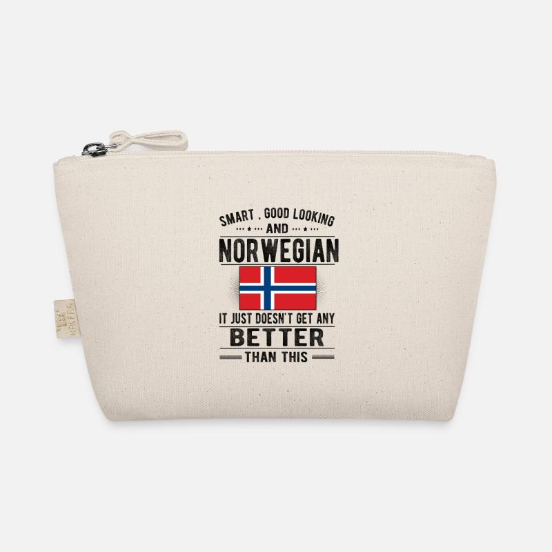 Norwegian Norway flag Norwegian origin Organic Pouch