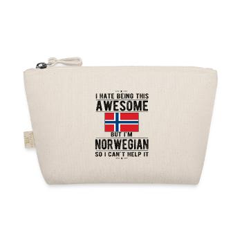 Norvège Norvégienne Drapeau Origine norvégienne - Trousse biologique - nature - Devant