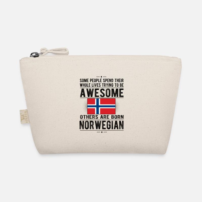 Norwegian Norway Flag Norwegian origin Organic Pouch