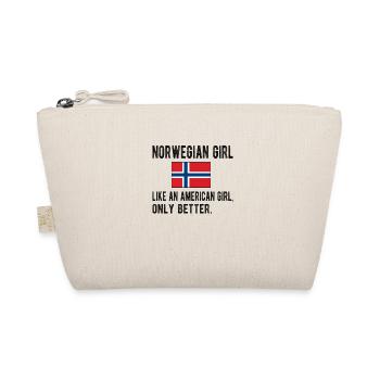 Femme norvégienne Drapeau norvégien Racines norvégiennes - Trousse biologique - nature - Devant