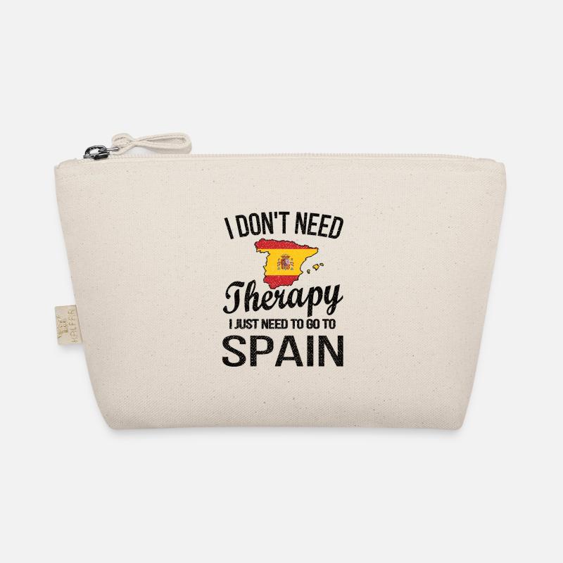 Stolzer Spanier Spanien Herkunft Spanische Flagge Bio-Täschchen