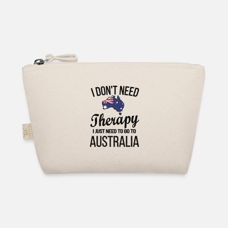 Stolzer Australier Flagge Australien Herkunft - Bio-Täschchen - Natur