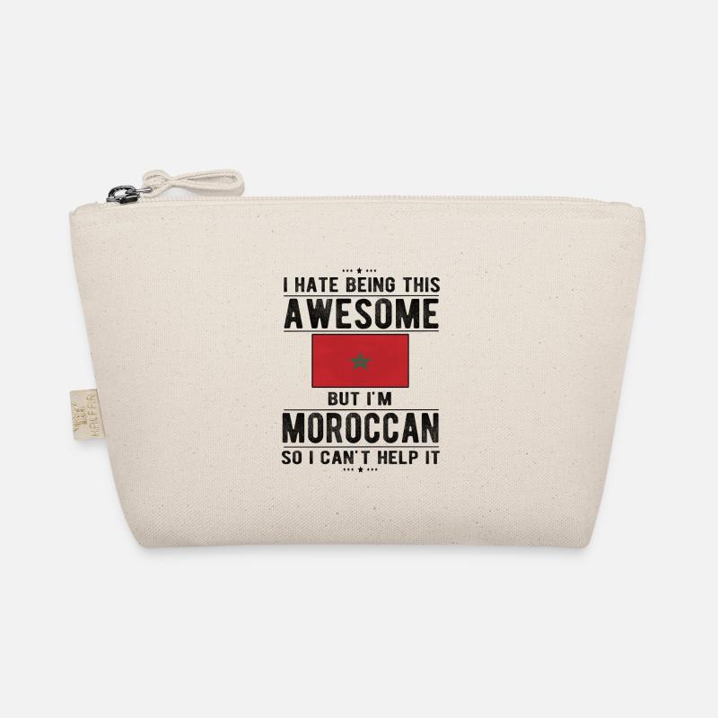 Moroccan Morocco Flag Moroccan origin Organic Pouch