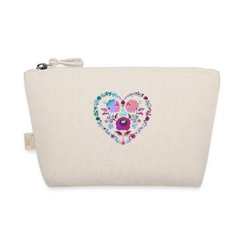 Hungarian flowers,flower heart,colorful,flowers,heart - Organic Pouch - nature - Front