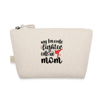Fière Taekwondo Maman Taekwondo Mère Cadeau - Trousse biologique - nature - Devant