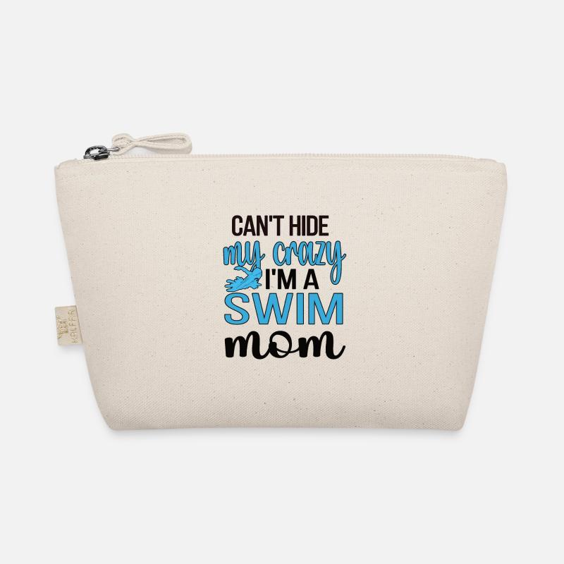 Schwimmmama Mutter Von Schwimmer Schwimm-Mama - Bio-Täschchen - Natur
