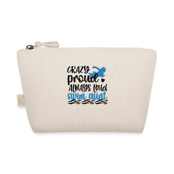 Proud Swimming Aunt Swimmer Swimming Aunt - Organic Pouch - nature - Front