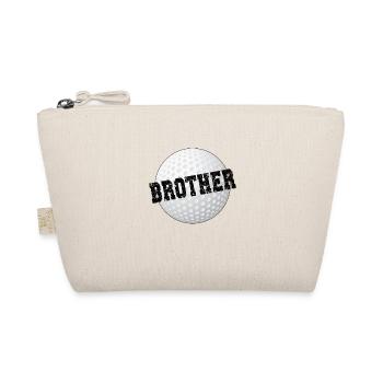 Proud Golf Brother Of Golfer Golfer Brother - Organic Pouch - nature - Front