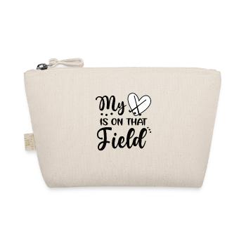 Best Field Hockey Mother Field Hockey Player Mama - Organic Pouch - nature - Front