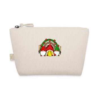 Softball Christmas Gifts Softball Player Xmas - Bio-Täschchen - Natur - Vorne