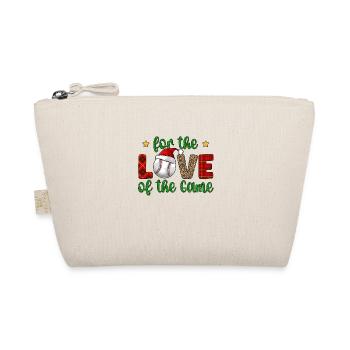 Baseball Christmas Gifts Baseball Player Xmas - Bio-Täschchen - Natur - Vorne