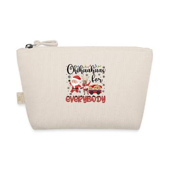 Chihuahua Christmas Party Chihuahua Xmas Gifts - Organic Pouch - nature - Front