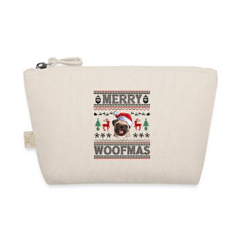 Pug Ugly Christmas Pug Xmas Party Pug Lover Gifts - Bio-Täschchen - Natur - Vorne