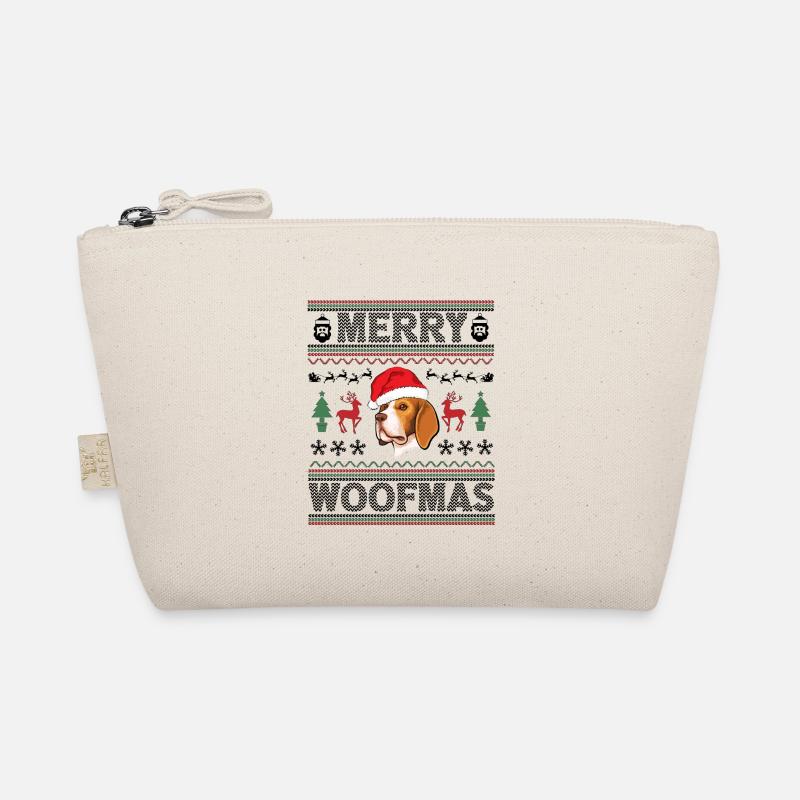 Beagle Ugly Christmas Beagle Dog Xmas Party - Bio-Täschchen - Natur