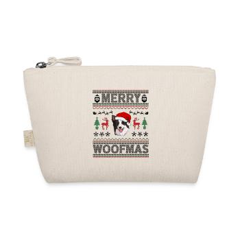 Border Collie cadeau de chien d’or de Noël - Trousse biologique - nature - Devant