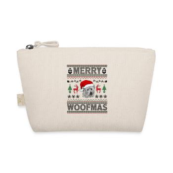 Great Pyrenees Weihnacht Goldener Hunde Geschenk - Bio-Täschchen - Natur - Vorne