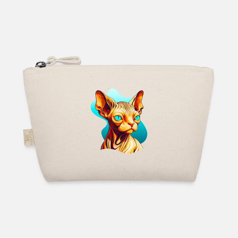 Chat Sphynx dans un style comique cool Trousse biologique