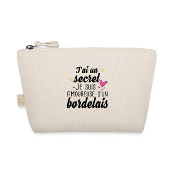 Bordeaux Bordeaux Femme Amoureuse Cadeau Humour - Trousse biologique - nature - Devant