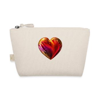 Heart for art lovers - Organic Pouch - nature - Front