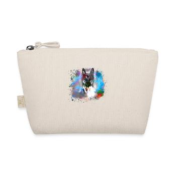 german shepherd, dog, graffiti, German shepherd, - Organic Pouch - nature - Front