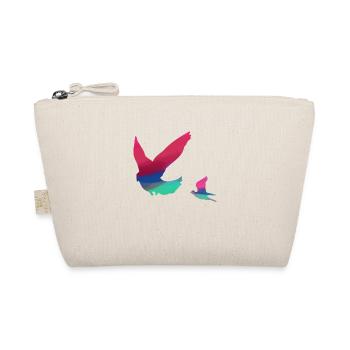oiseaux, coloré, aquarelle, pigeons, mouches - Trousse biologique - nature - Devant