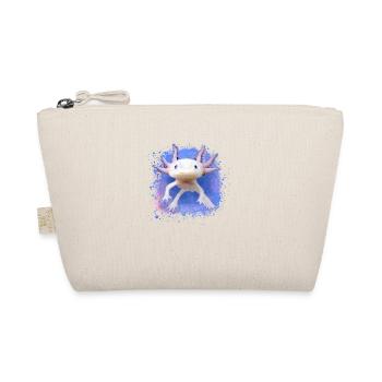 Axolotl, tier, fisch,wasser,bunt, graffiti - Bio-Täschchen - Natur - Vorne