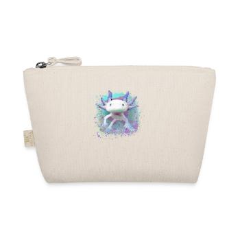 Axolotl, tier, fisch,wasser,bunt, graffiti - Bio-Täschchen - Natur - Vorne