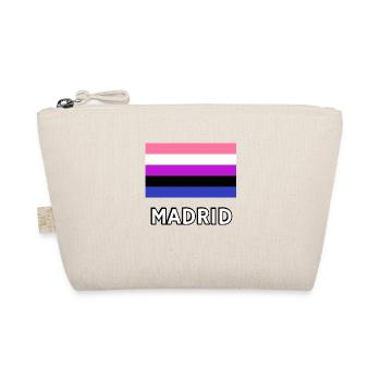 Genderfluid Pride Drapeau Madrid - Trousse biologique - nature - Devant