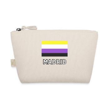Non binary Pride Flag Madrid - Organic Pouch - nature - Front